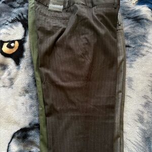 Banana Republic Charcoal Pinstripe Trousers